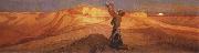Elihu Vedder Prayer for Death in the Desert. Germany oil painting artist